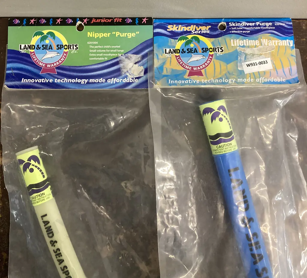Land & Sea Sports Skindiver Purge Snorkel and Nipper Purge Kids Snorkel Sold with -30 Image 1++